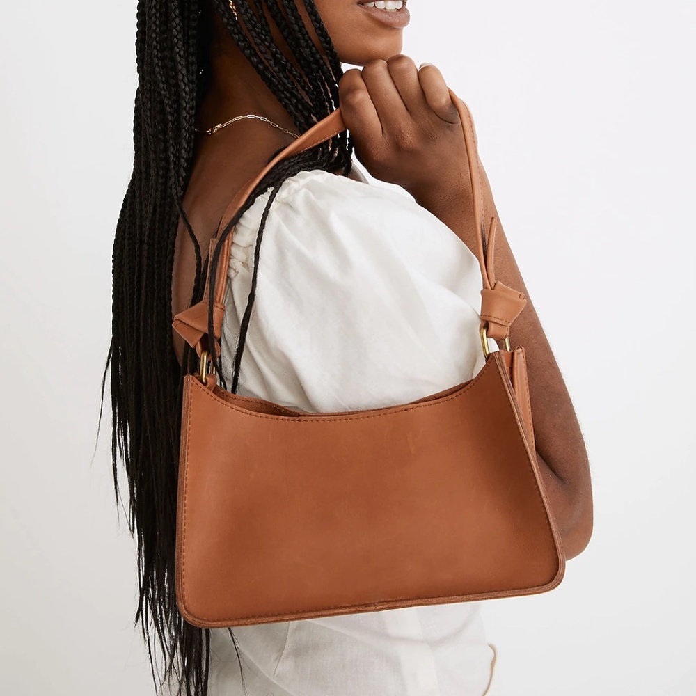 Madewell Sydney Hobo Tan Leather Shoulder Bag